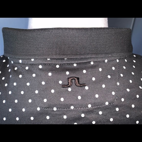 J. LINDEBERG Made in Italy Polka Dot POLO TShirt - Picture 4 of 11